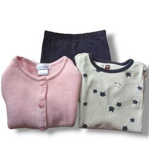 " TEA "
Gray Animal Set and "Dondolo" pink sweater